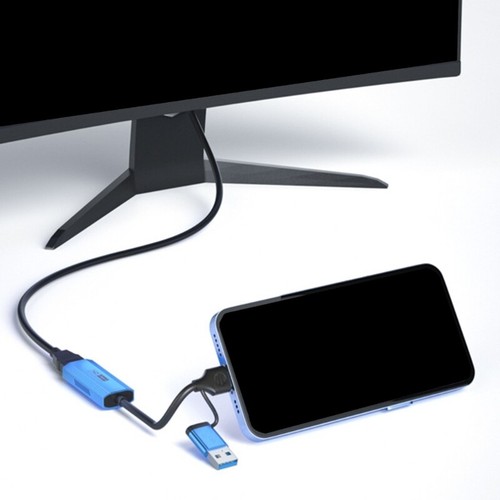Dispositif de Capture Vidéo 1080P avec Interfaces USB et USB C 4K30Hz Adaptateur Vidéo - Photo 2/8