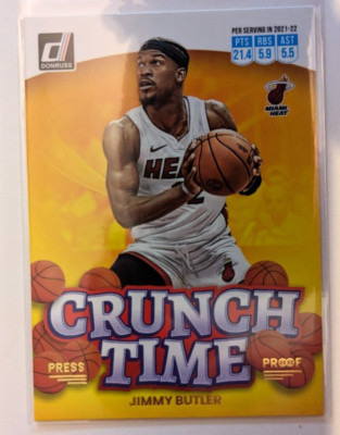 2022-23 DONRUSS BASKETBALL CRUNCH TIME PRESS PROOF JIMMY BUTLER #12