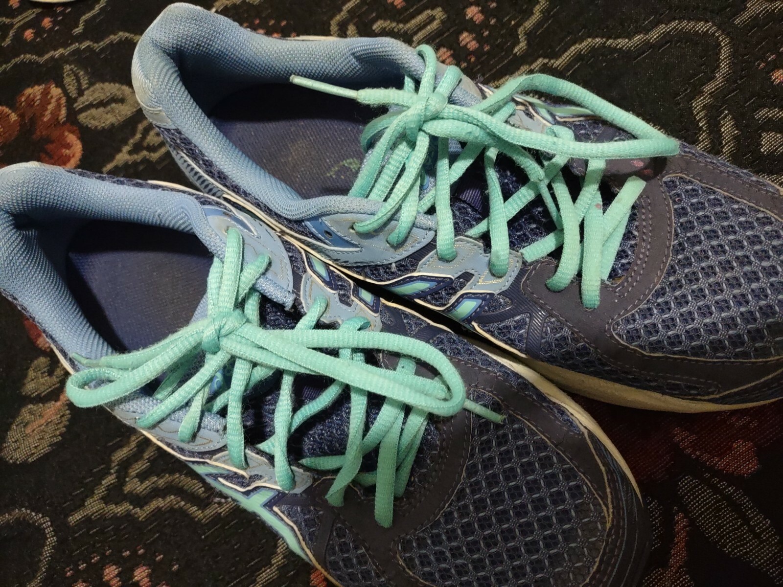 Size 9 - Asics Gel Flux 5 Blue Print Soothing Sea W