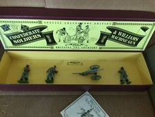 BRITAINS TOY SOLDIERS 8883 CONFEDERATE SOLDIERS WILLIAMS MACHINE GUN BOX 1997