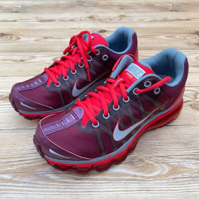 Nike Air Max 2009 Reflective Crimson Red/Grey Men's Size 6