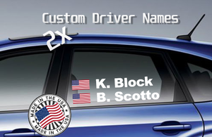 Custom Personalized Rally / Race Car driver and co-driver ...