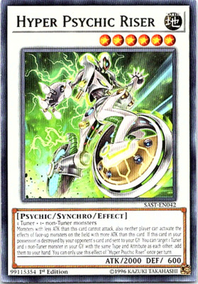 Hyper Psychic Riser SAST-EN042 Yu-Gi-Oh! Card Light Play 1st Edition