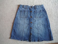 Jeansrock Gr. XS, etwa knielang