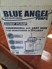 Blue Angel F33CISDS 1/3 Hp Stainless Steel Dual Suction Sump Pump New Fast Ship!