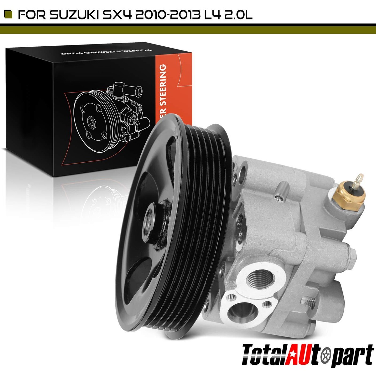 Power Steering Pump with Pulley for Suzuki SX4 2010 2011-2013 L4