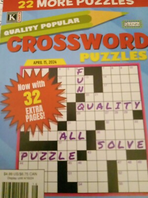 Quality Popular Crossword Puzzles