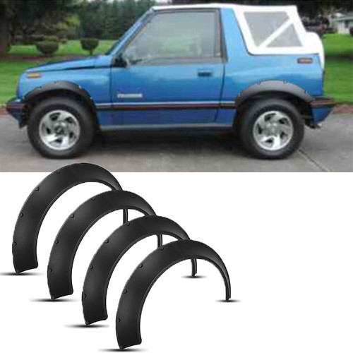 4Pcs 4.5" Car Fender Flares Extra Wide Wheel Arches For Chevy Geo