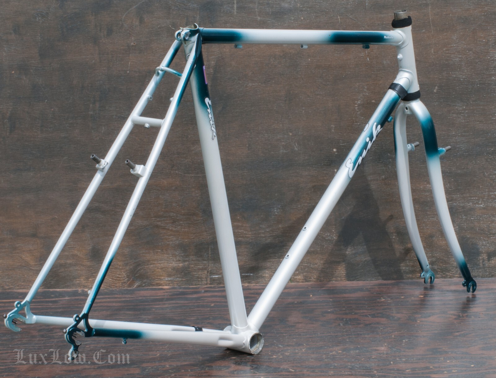 Vintage Enik Makalu 55cm Tour Road Bike FRAME FORK Columbus Steel