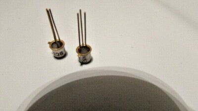 BC178VI Siemens Silicon PNP Low Noise Audio Transistor TO-18 Gold Lead, 2pcs USA