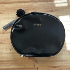 Bolsa de viaje de cosméticos negra redonda grande Lacome Paris