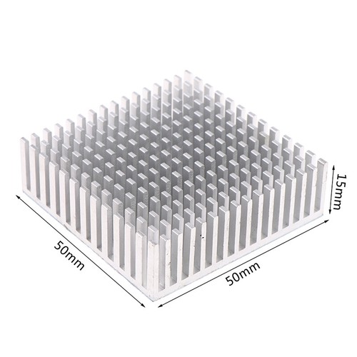 50*50*15MM Aluminum Heatsink Panel Heat Sink CPU Power IC Chip Cooler Rad Y AF - Afbeelding 13 van 15