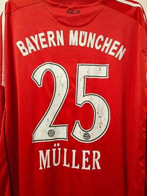 Bayern München ホームユニフォーム 25 Müller Thomas Müller Jersey | Number 25 in the FC Bayern Store