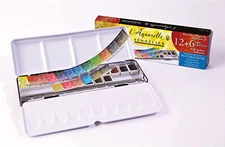Sennelier Watercolor Metal Tin Set, 18 Assorted Colors, 10-131617
