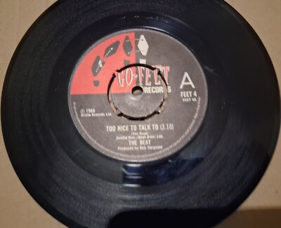 The Beat - Too Nice To Talk To - 7   Vinyl Single VG 