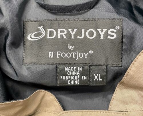DRYJOYS by FJ Footjoy Full Zip Windbreaker Jacket Men’s XL Golf Pockets - Picture 6 of 10