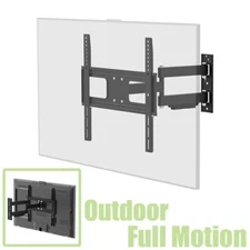Outdoor Full Motion TV Wall Mount Bracket 32 42 43 49 50 55 60 70 75 100" Screen