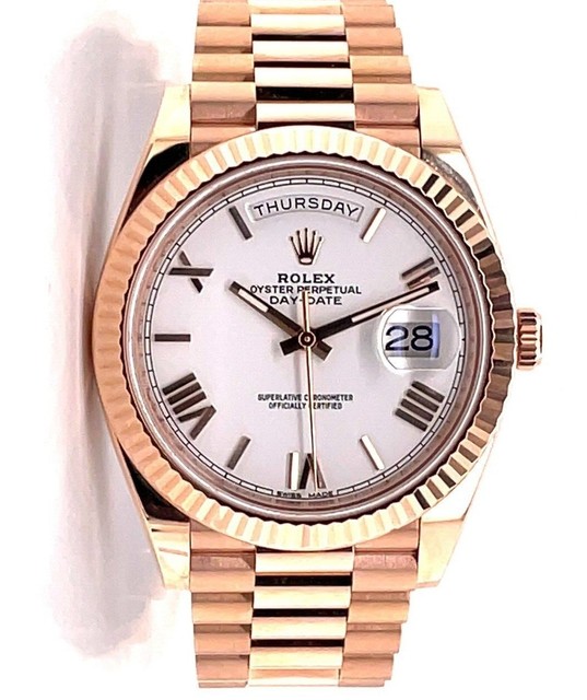 Rolex Day-Date 40 White Men's Watch 