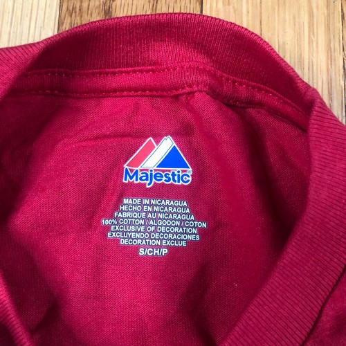 New Majestic Diamondbacks Shirt Mens Small Arizona MLB Baseball Red Sports Top - 第 4/5 張圖片