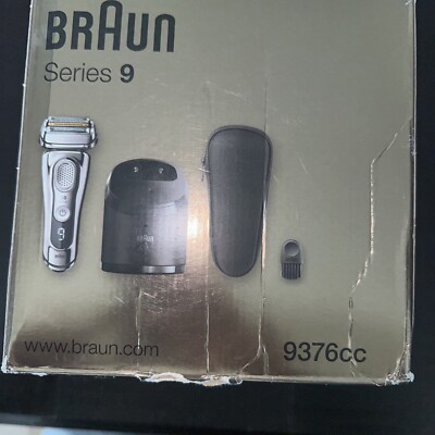 BRAUN 9稀少美品 Braun 9376 cc Series 9 Wet & Dry Mens Electric Shaver