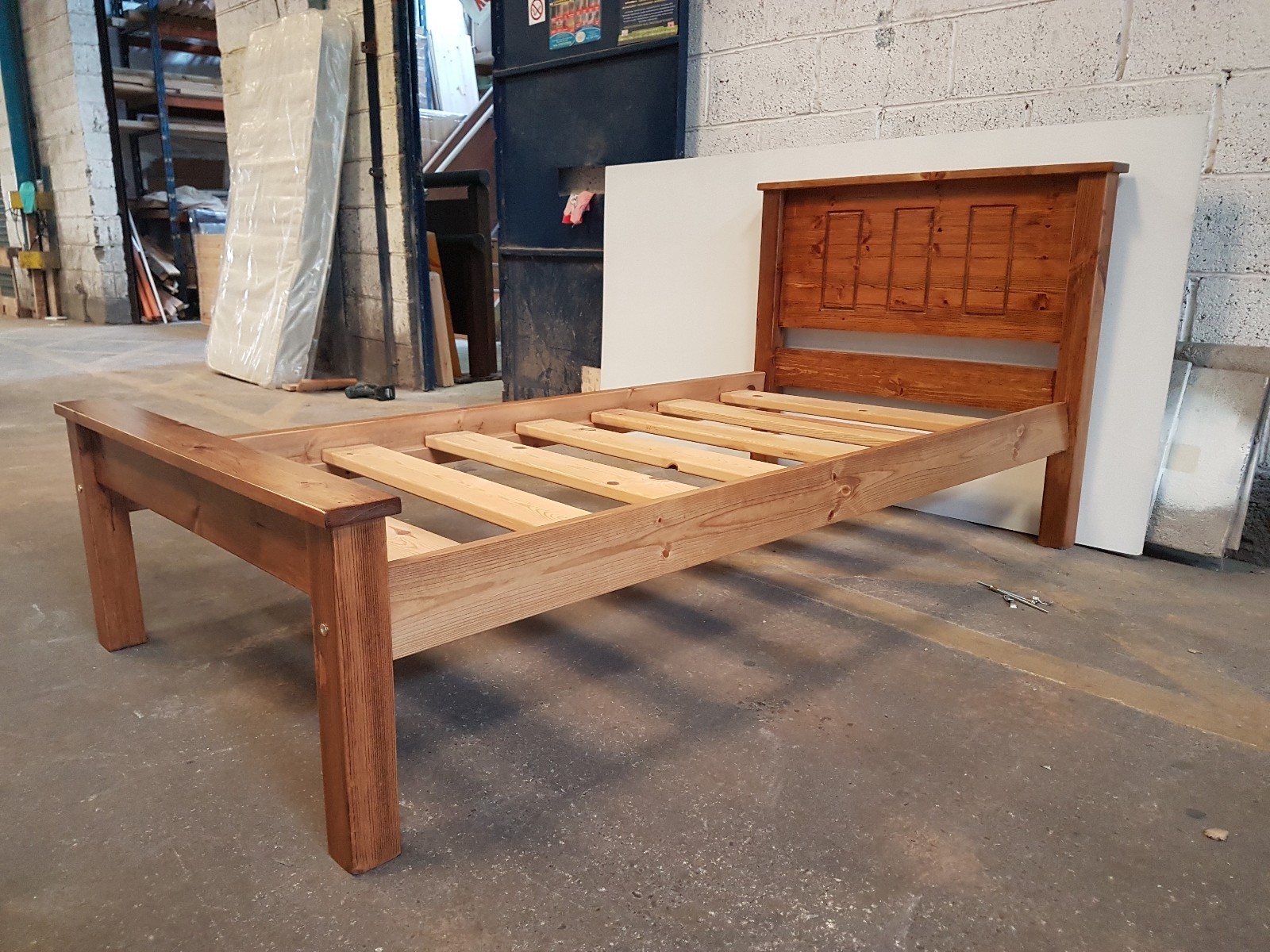 solid pine bed frame with extra strong bed slats eBay