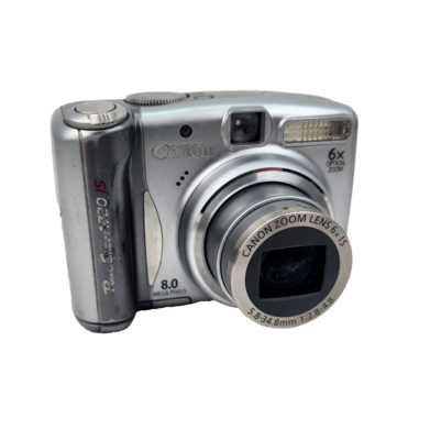 【希少】Canon PowerShot A720IS オールド コンデジ Rare Vintage Canon PowerShot A720 IS 8.0MP Digital Camera Tested