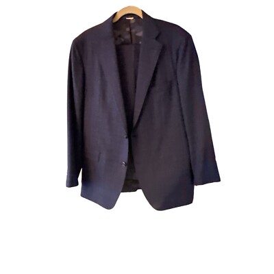Atelier Munro Blue Glen Plaid 2 Piece Suit Size 44R