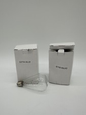 40 Watt 20,000 Hr Clear Extra Long Life Globe Bulb Set Of 2