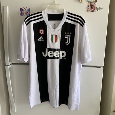 Ronaldo Juventus Home football shirt 2018-2019 Adidas Authentic Mens Size  XXL
