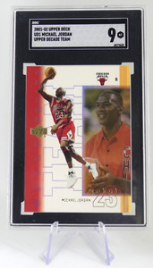 2001 Upper Deck Decade Team UD1 Michael Jordan SGC 9 Mint