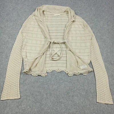 Odd Molly Cardigan 4 - XL Coton Tricot Châle Col Nœud Enveloppé Pull 660 X-Large - Photo 1/4