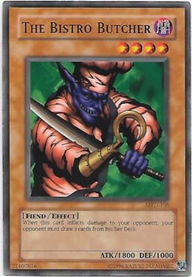 YU-GI-OH! The Bistro Butcher MRD-108 Common Card NM | eBay YU-GI-OH! The Bistro Butcher MRD-108 Common Card NM | eBay
