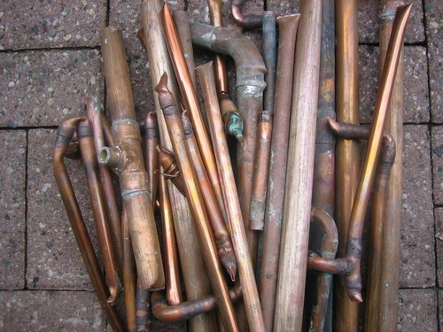 6 kg Kupferschrott Rohre und 7 Kg Messingschrott Sanitär usw. - Bild 3 von 7