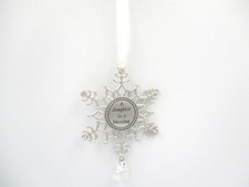 Treasured Memories 3-1/2" x 3-1/2" A Daughter is a Blessing Snowflake Ornament