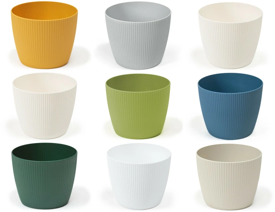 Blumentopf Übertopf Rund – 7 Größen, 10 Farben – Modern & Dekorativ - Bild 2 von 4