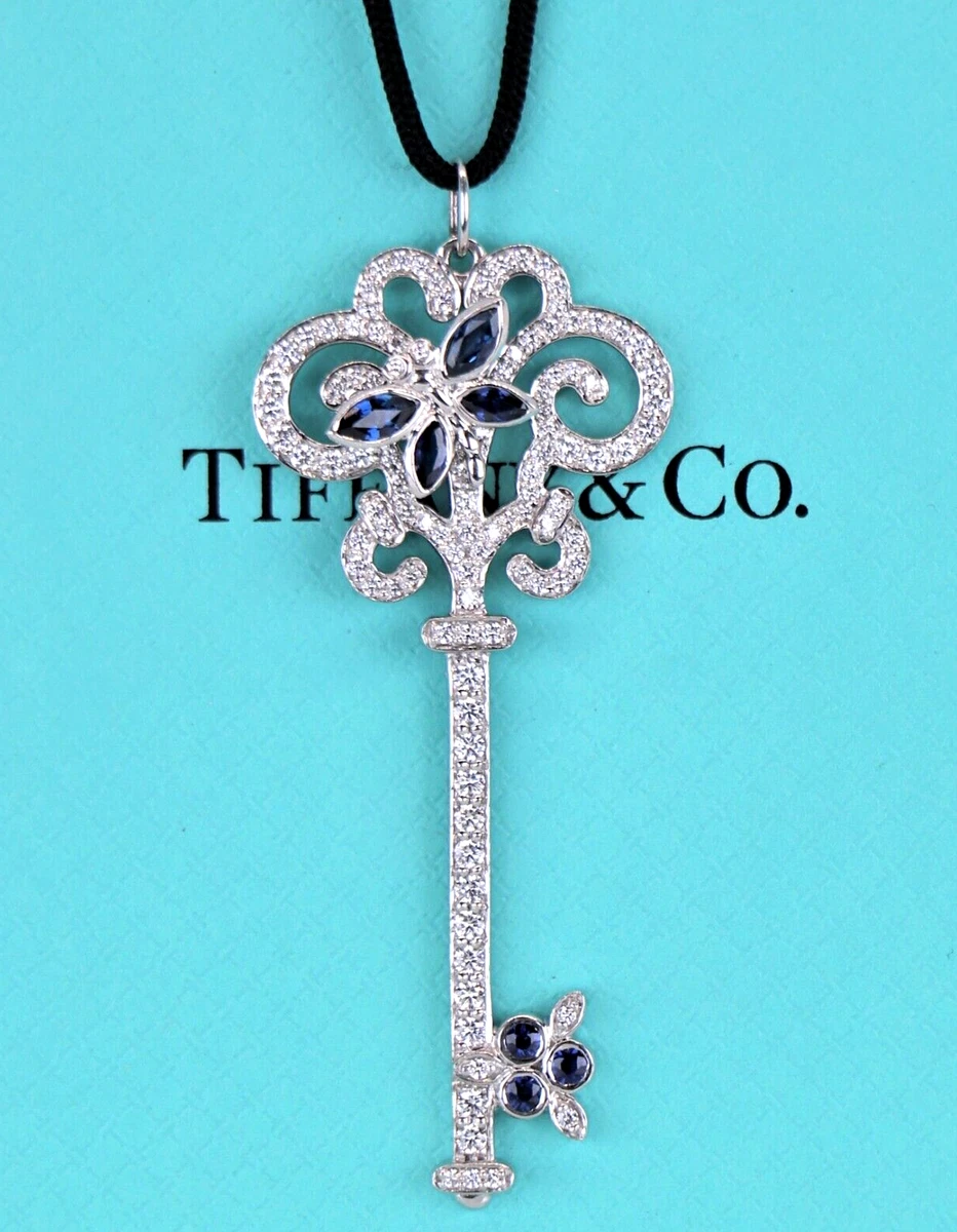 Tiffany Keys Fleur de Lis Key Pendant