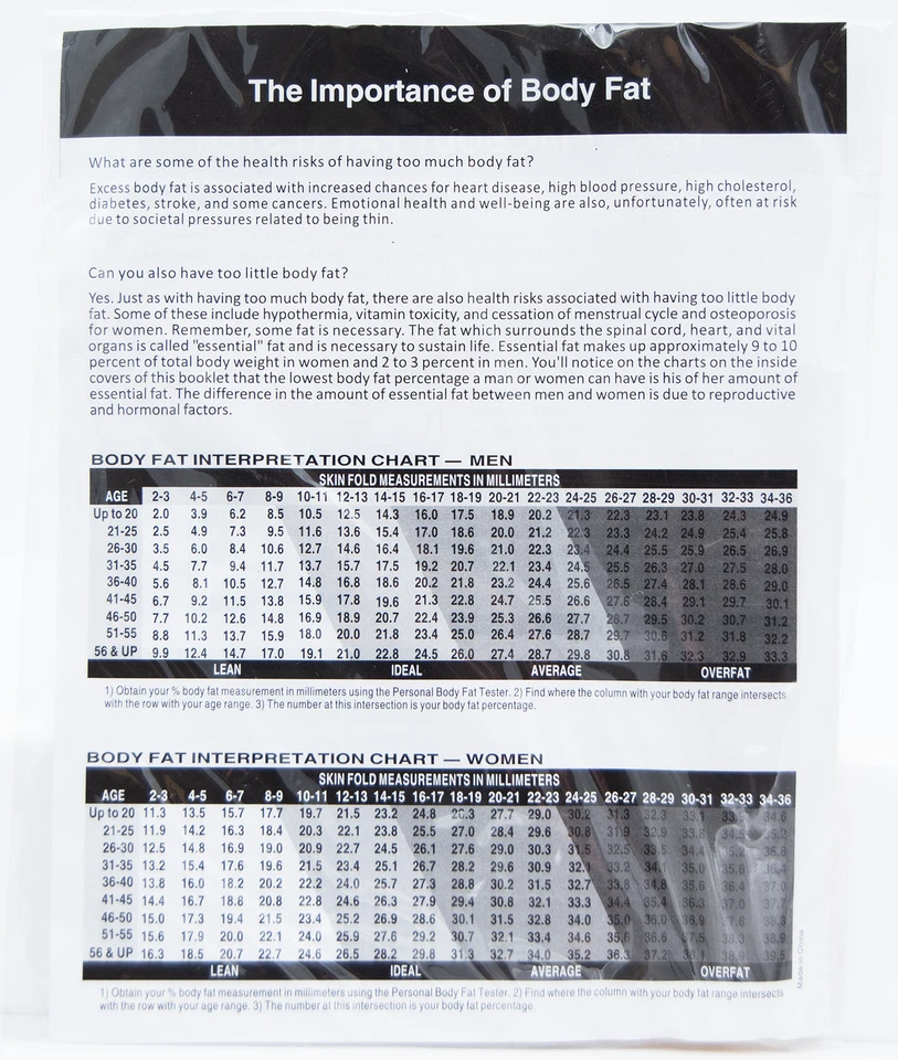 Calibrador de grasa corporal probador de pliegues cutáneos pérdida de peso fitness personal Foto 2 de 2