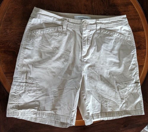 Croft \u0026 Barrow women's shorts 6 khaki's 
