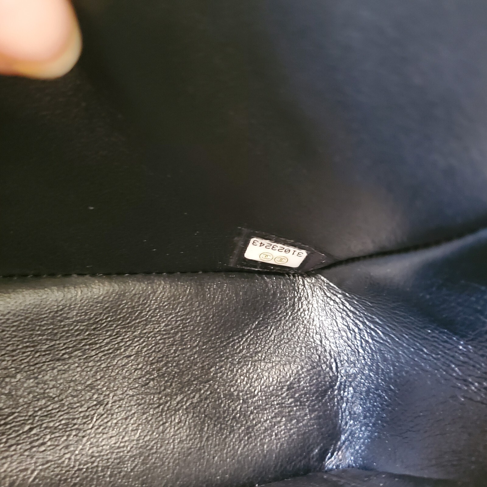 Chanel Classic mini Rectangular black Lambskin Co… - image 12