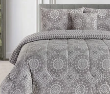 5 Piece Comforter Set Duvet Insert Bedding All Season Reversible Comforter Sets