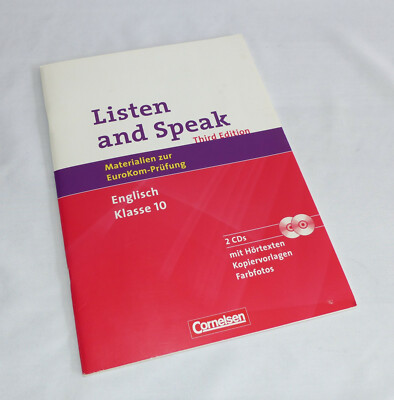 Listen and Speak - Materialien zur EuroKom-Prüfung inkl. 2 CDs