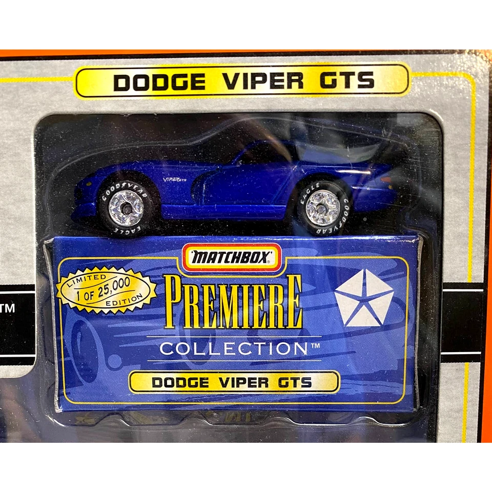 Chrysler Dodge Viper Prowler Atlantic 1997 Matchbox Premiere Collection semi sin usar, en caja Foto 4 de 4