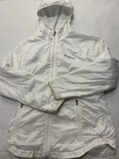 Columbia Windbreaker Lightweight Sheer Hooded Full Zip. Women s Small