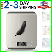 Food Scale, 11lb Kitchen Scale with 6 Units Tare Function  LCD Display, 0.05...