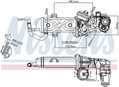 NISSENS 98178 AGR-Ventil für AUDI,SEAT,SKODA,VW