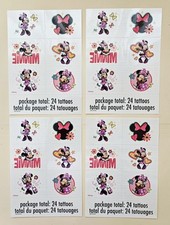 Disney Minnie Mouse/ Tattoos. 4 Sheets.