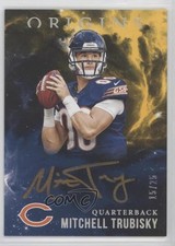 2017 Panini Origins Auto Gold Ink /25 Mitchell Trubisky #OA-MT Auto 6fs