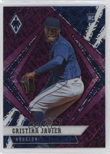2021 Panini Chronicles Phoenix Purple Velocity Cristian Javier #16 ut4