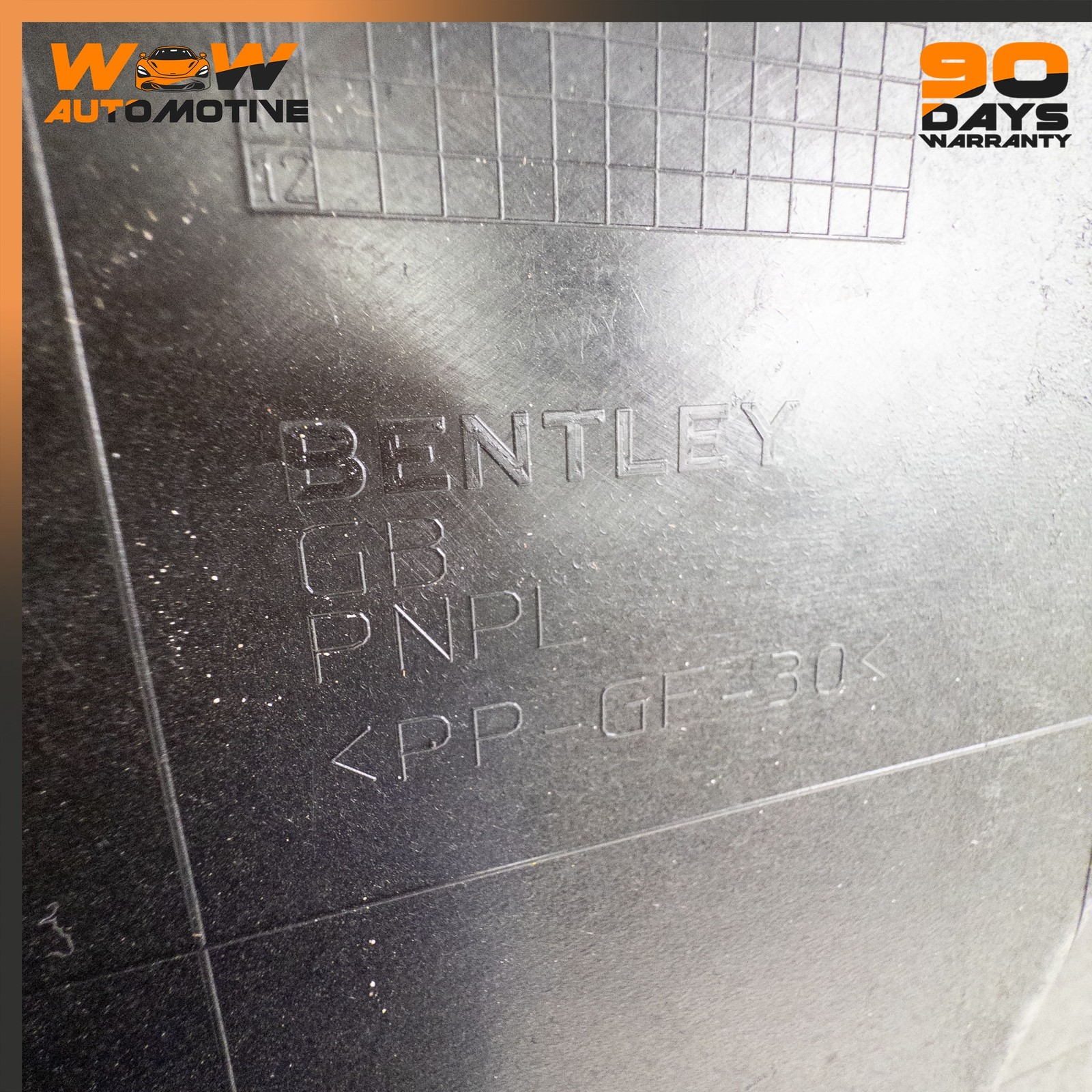 06-13 BENTLEY CONTINENTAL FLYING SPUR UNDERBODY SPLASH SHIELD GUARD COVER OEM