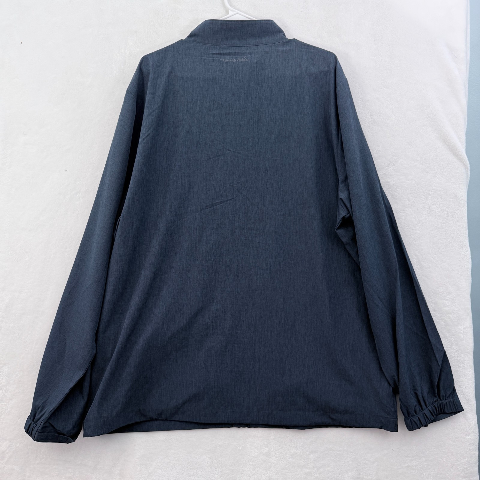 Travis Mathew Road Soda Jacket Mens 2XL Blue Full Zip Windbreaker Lightweight image 10
